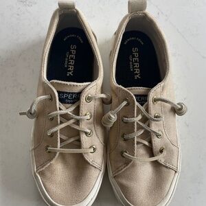 Gold - Tan Sperry Boat Shoes